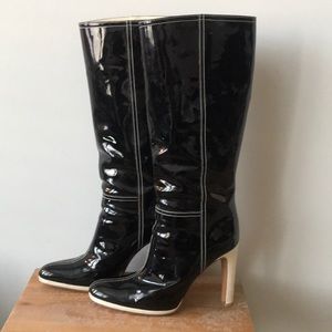 MIU MIU Tall Patent Boots!